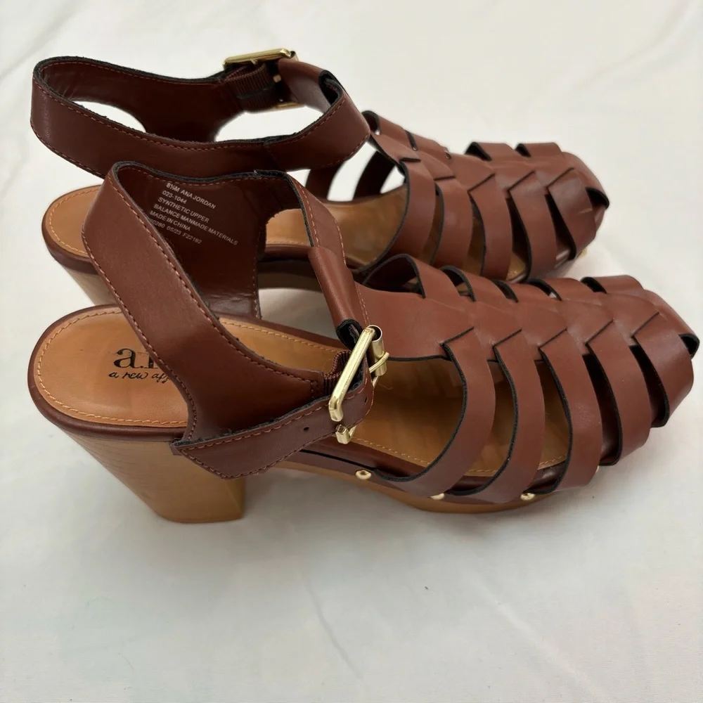 New a.n.a Brown Ana Jordan Fisherman Sandals - Picture 5 of 11